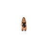 Viranes corset et string - Noir